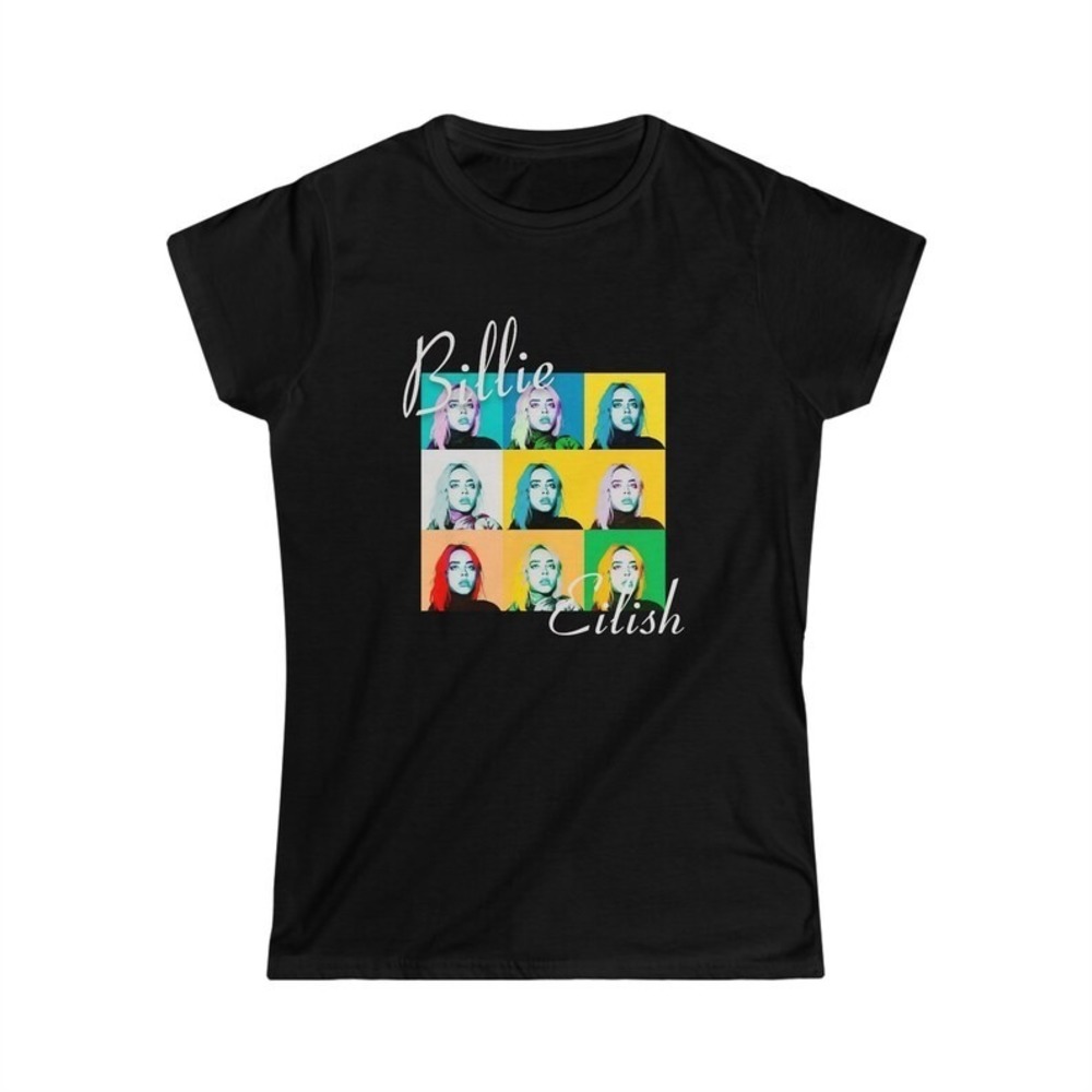 Billie Eilish Warhol T-shirt, Pop Art, Andy Warhol Style